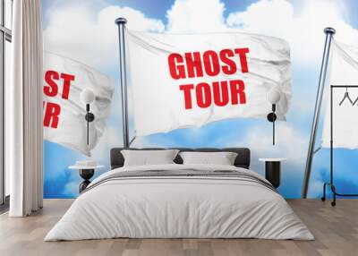 ghost tour, 3D rendering, triple flags Wall mural