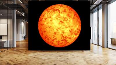 Sun in outer space Wall mural