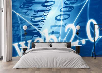 web 2.0 Wall mural