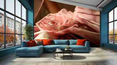 rose on dress Wall mural