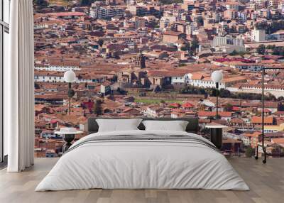 Cusco Historic centre plaza, coricancha - Peru Wall mural