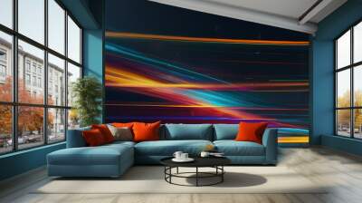 modern abstract highspeed motion effect Wall mural