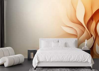 Abstract Swirling Pattern in Warm Tones Wall mural