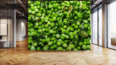 Peas Green Peas Macro Photography Close-up Wall mural