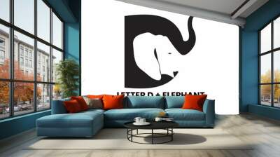 Elephant logo  Wall mural