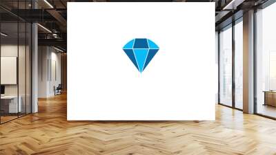 Diamond logo design template vector icon illustration Wall mural