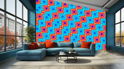 seamless pattern with shapes Wall mural