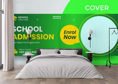 
FILE #:  412772067
 Preview Crop
 Find Similar
Kids school admission Facebook cover & Social media cover template, Web banner timeline template. Wall mural