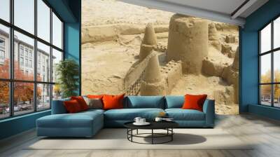 Sand castles Wall mural