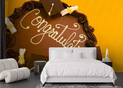 Chocolate cake Wall mural