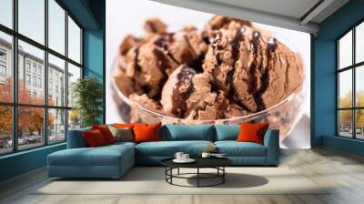 Chocolate ice cream Wall mural