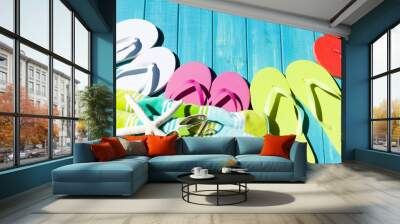 Flip flops Wall mural