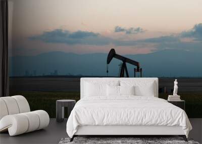 pumpjack Wall mural