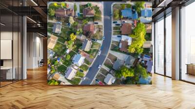 Residential neighborhood Wall mural