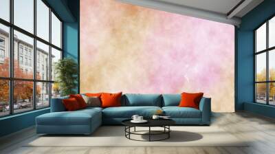 bright Abstract watercolor drawing on a paper image Wall mural