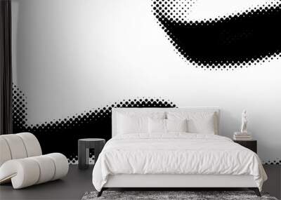 Modern sport backdrop, Dots halftone in two color pattern gradient grunge texture background Wall mural