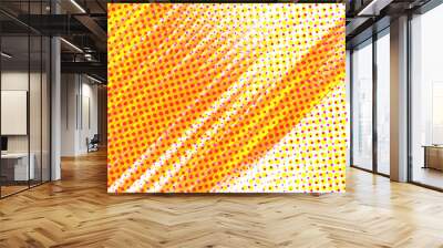 Modern sport backdrop, Dots halftone in two color pattern gradient grunge texture background Wall mural