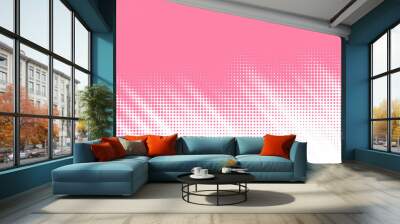 Modern sport backdrop, Dots halftone in two color pattern gradient grunge texture background Wall mural