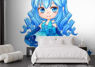 Virgo the Zodiac girl Wall mural