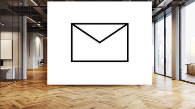 mail icon vector logo Wall mural