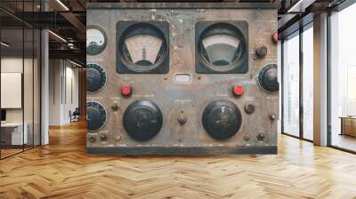 Antique Control Panel Wall mural