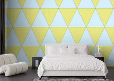 the two tone triangle for background Wall mural