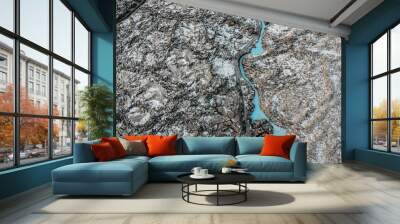 Blue River Wall mural