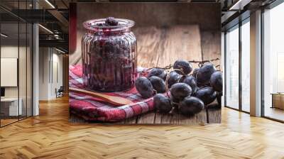 dark grape jam Wall mural