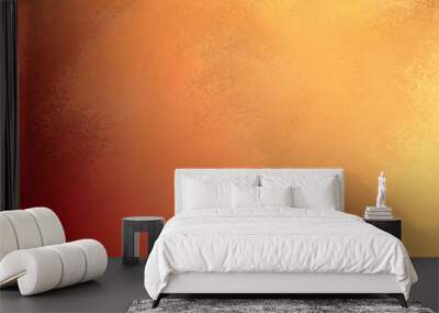 background in warm autumn colors of red orange gold and yellow with paint spatter grunge texture and soft lighting, rectangle banner shape for website headers Wall mural