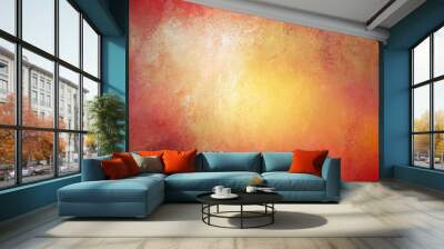 background texture in warm autumn colors Wall mural