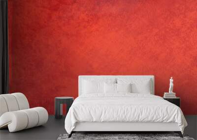 Red Christmas background with vintage texture, abstract solid elegant textured paper design Wall mural