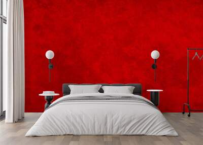 Rich red background texture,  marbled stone or rock textured banner with elegant holiday color and design Wall mural