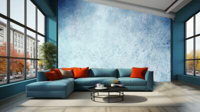 white and blue background design with painted grunge borders in dark cloudy blue sky design on water Wall mural