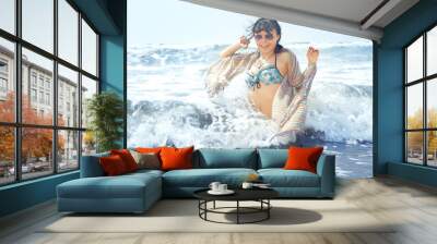 Happy vacation Wall mural