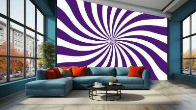 Abstract background with rays retro starburst abstract. Sunburst background vector illustration pattern beam rays. Spiral radial striped backdrop design.	
 Wall mural