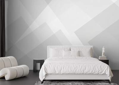 Abstract geometric background . Abstract background with lines . Gray and white texture background . white and gray paper triangle abstract background. white paper texture and business ,card,flyer . Wall mural