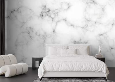 White marble texture Panoramic white background. marble stone texture for design. Natural stone Marble white background wall surface black pattern. White and black marble texture background. Wall mural