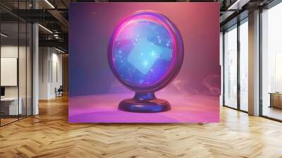 Magic Mirror icon magic equipment 3D Wall mural