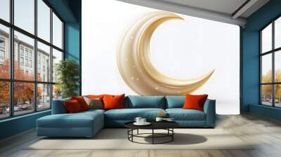 Moon Icon 3d Wall mural