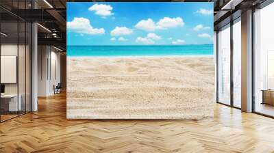 sand beach with sky Wall mural