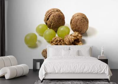 walnut and grapes Wall mural