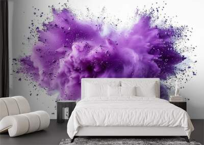 violet color explosion Wall mural