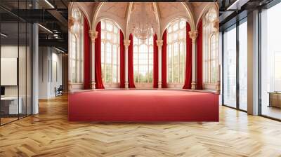 Ballroom interior. Ai art Wall mural