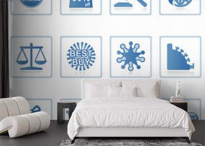 web icons : online shopping ii Wall mural