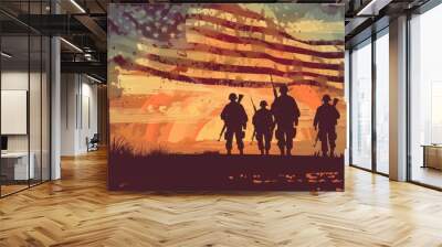 Veteran Day Wall mural