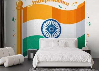 India Independence Day, Wall mural