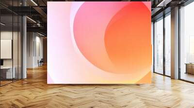 Abstract color gradient soft color transition organic geometry pattern background Wall mural