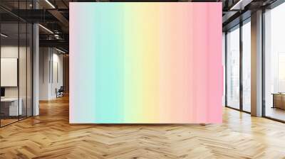 Abstract color gradient soft color transition organic geometry pattern background Wall mural