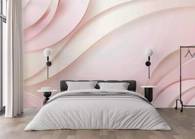 Abstract pink with shiny gold background Wall mural