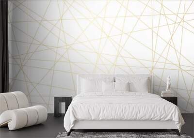 Abstract line background. abstract black lines with white background creative and geometric shape with white luxury pattern and paper texture and geometric shape with white luxury style. Wall mural